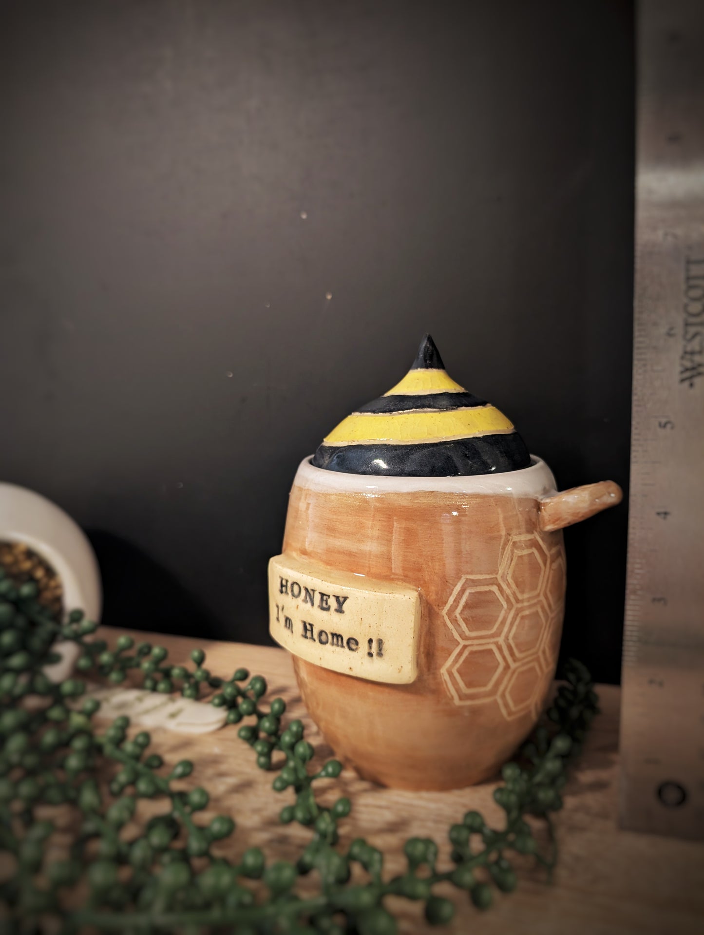 Handmade Bee My Honey Jar