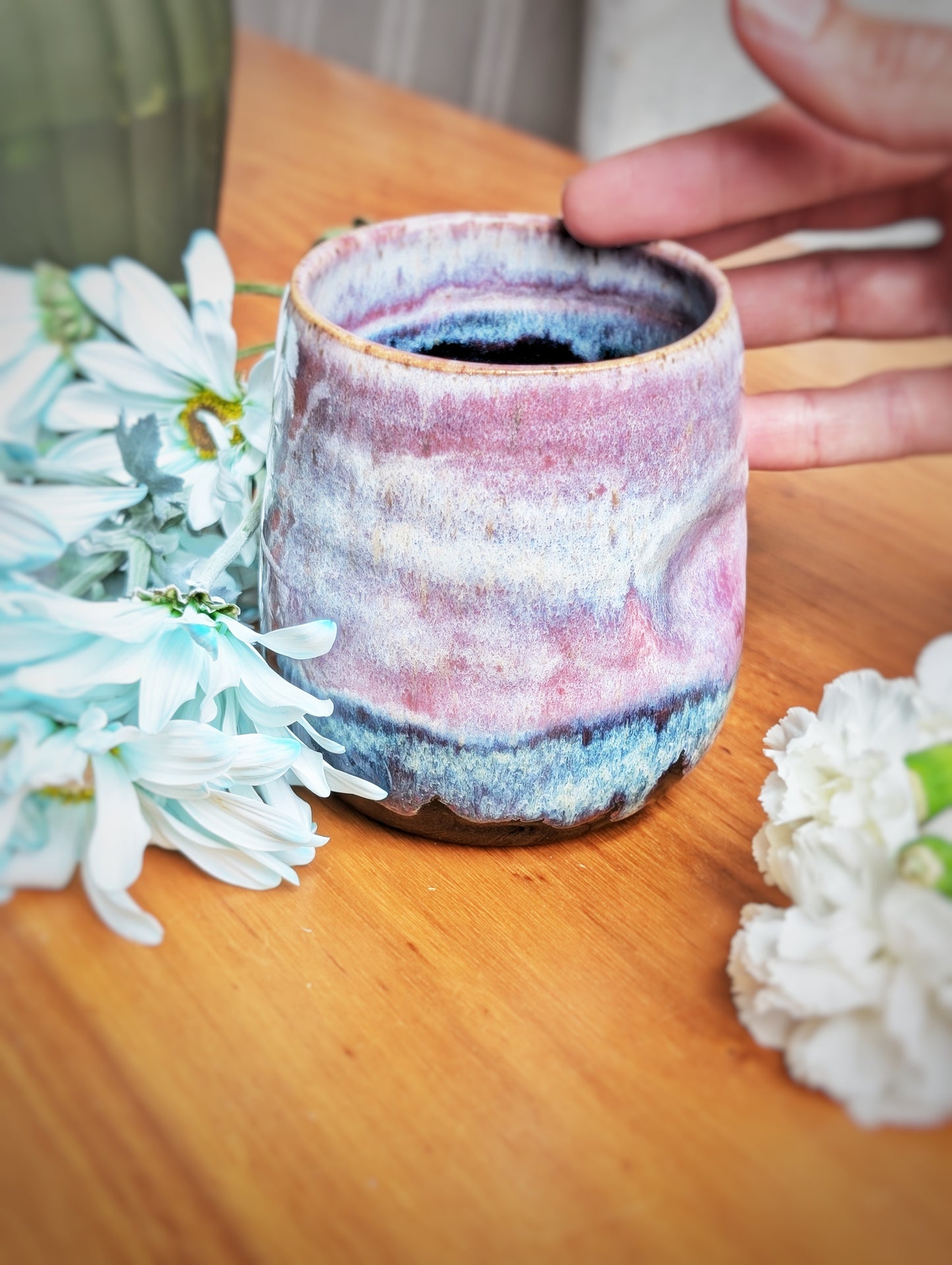 Handmade ceramic Wine Glasses