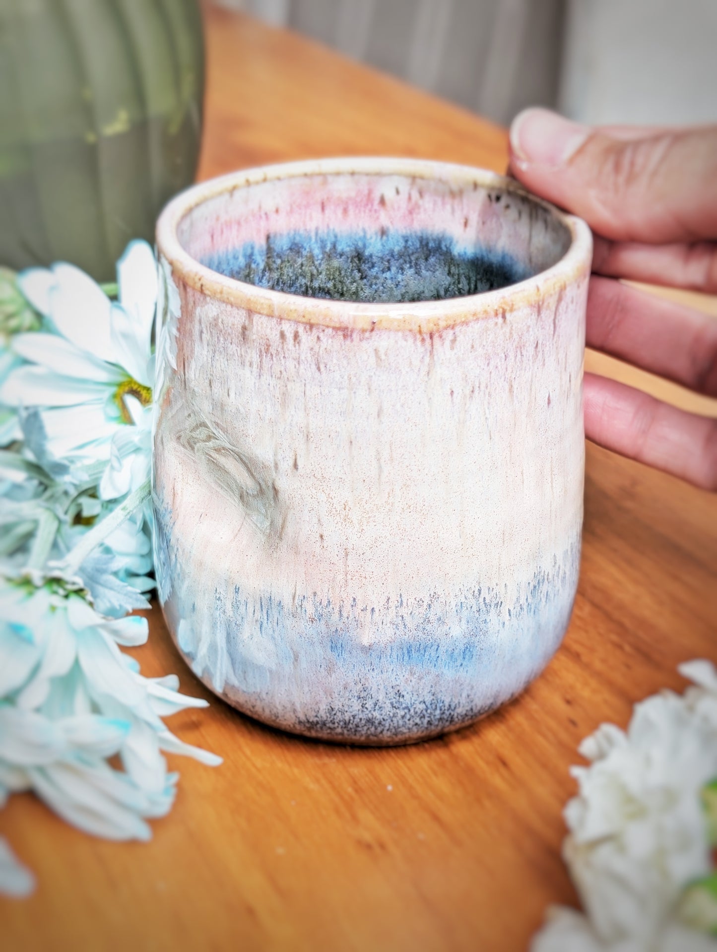 Handmade ceramic Wine Glasses