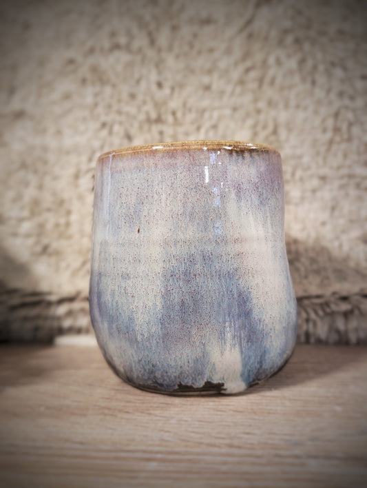 Artisan Glazed Twilight Drift Wine Glass