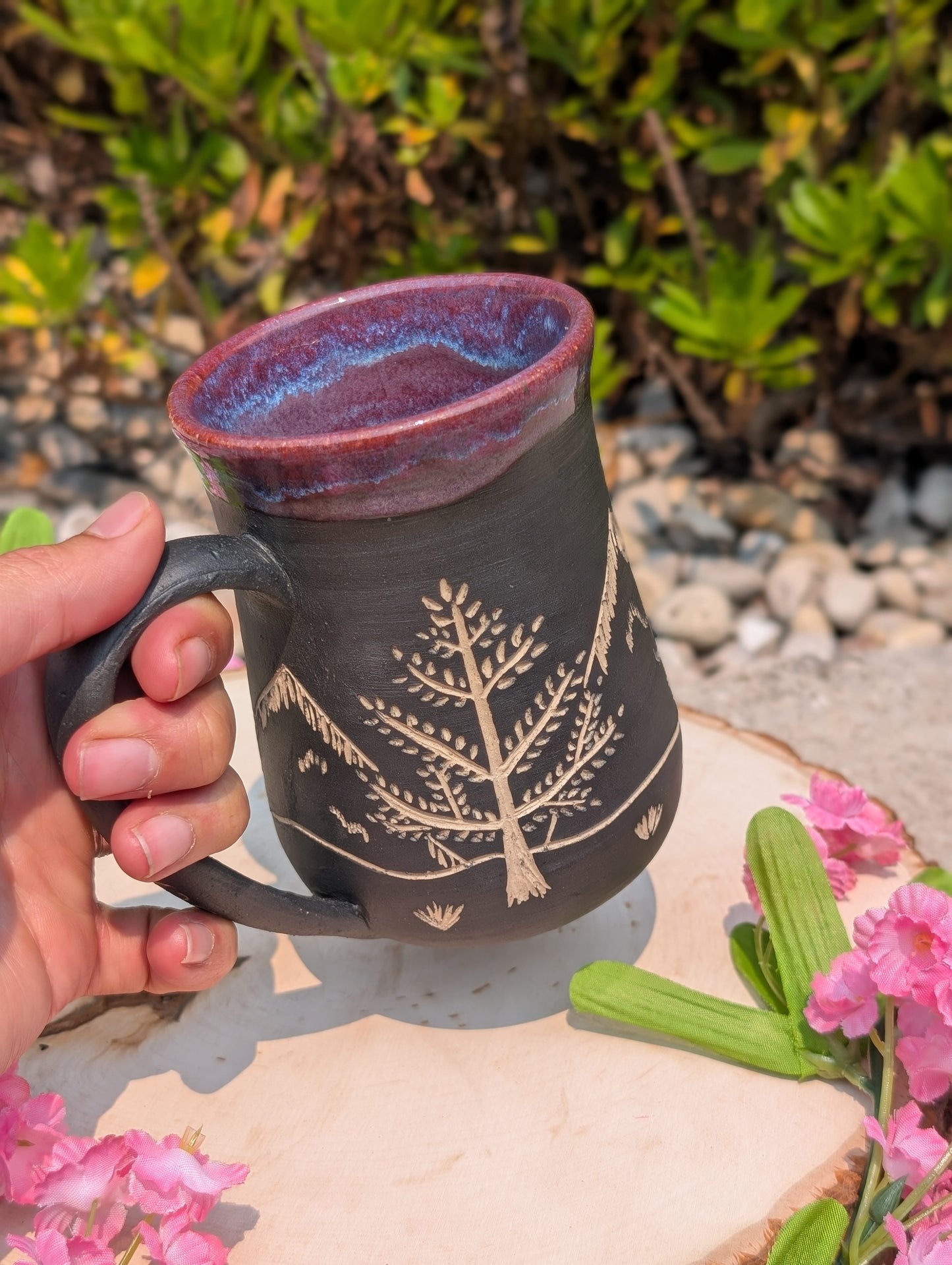 Carved by Hand Celestial Horizons Mug
