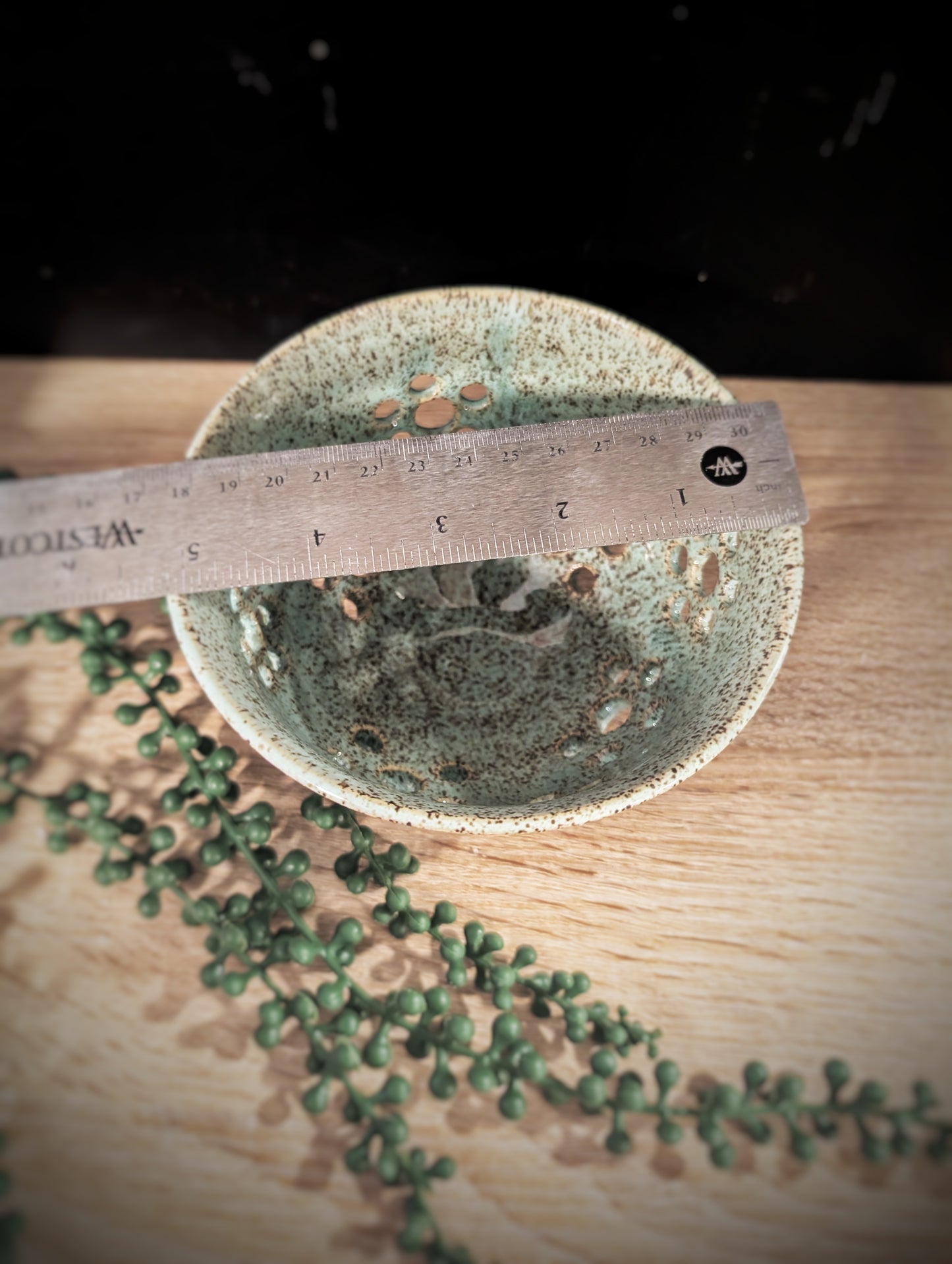 The Rustic Green Berry Bowl