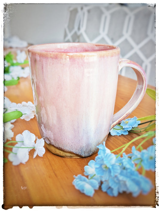 Hand-poured glaze Blush Morning Mug