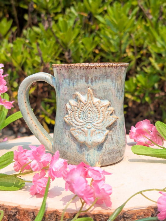 Artisan Lotus Mug