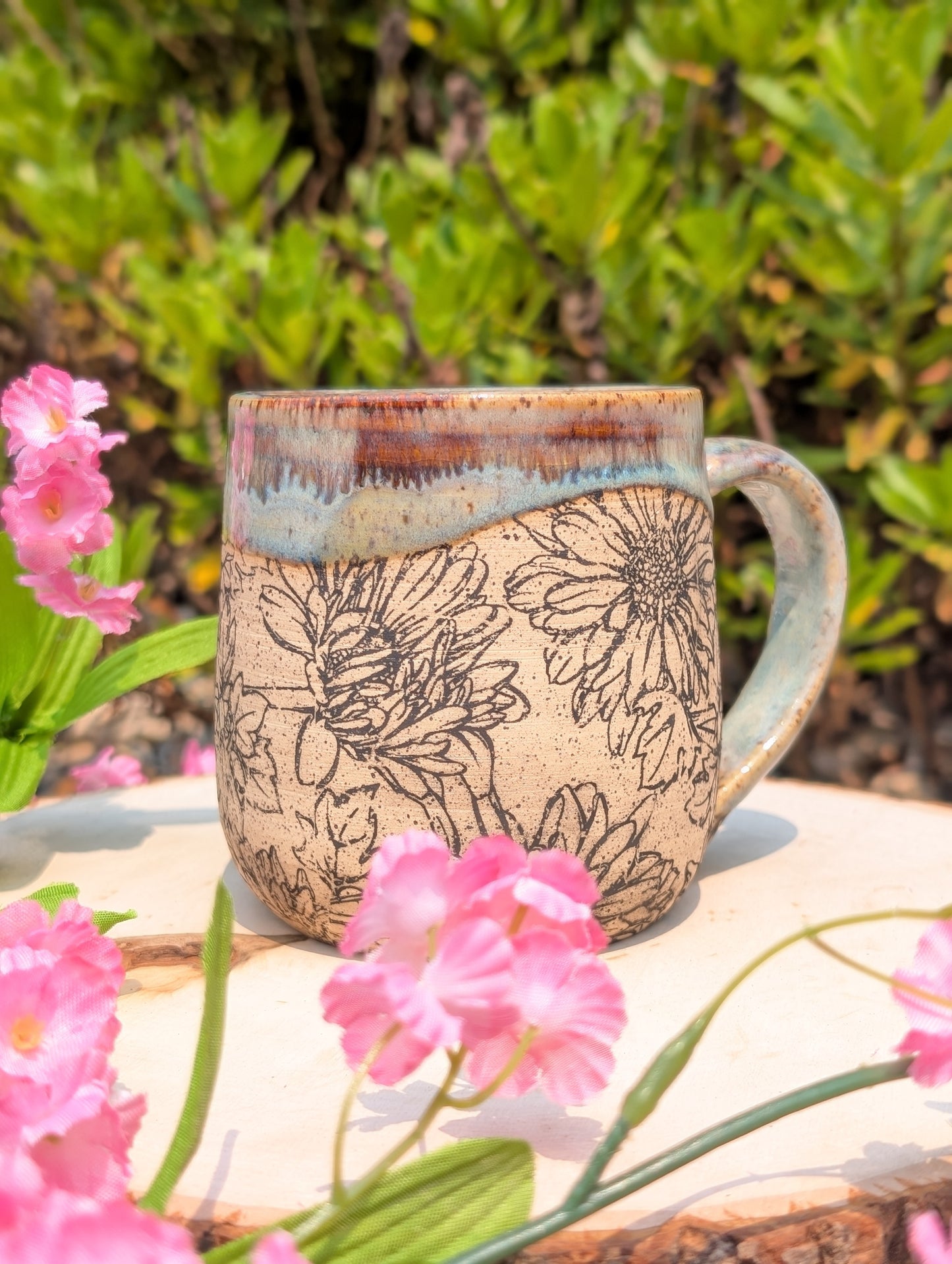 Artisan Wildflower Mug