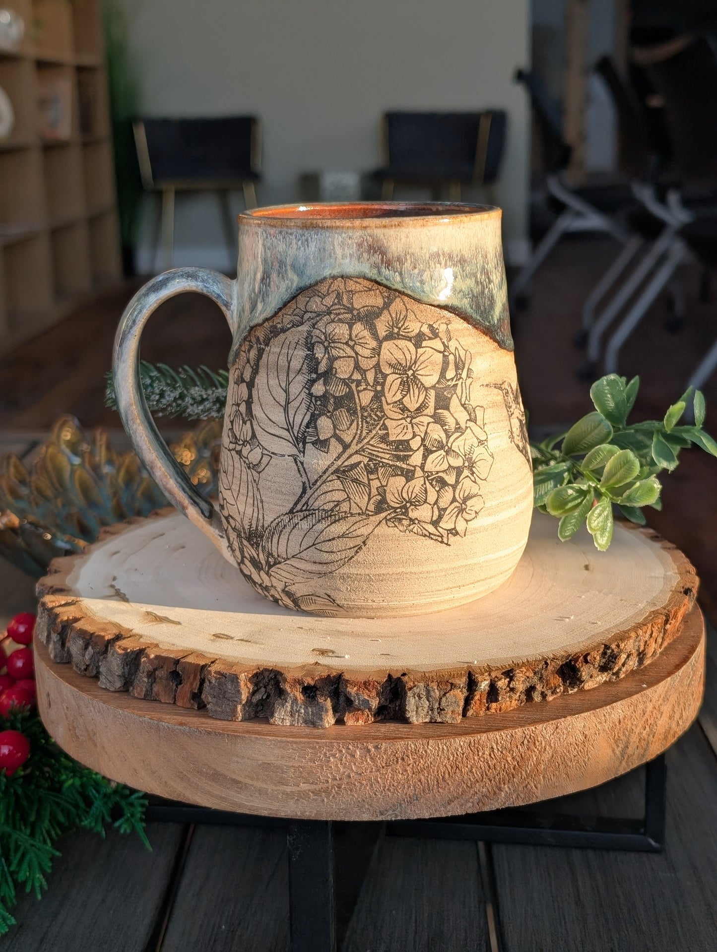 Artisan Strawberry Patch Mug